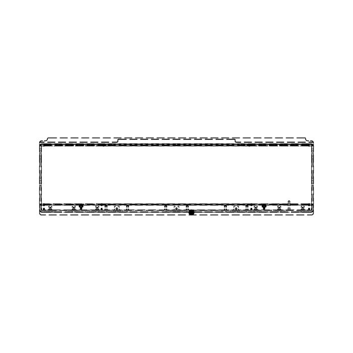 control panel,white,60cm, Omega