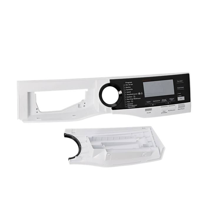 control panel, white