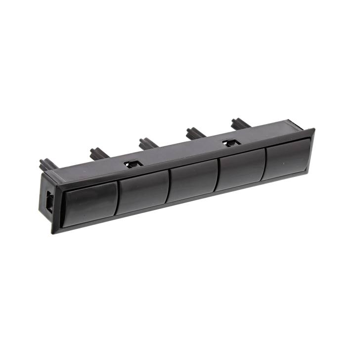 Drucktasten für Backöfen, schwarz (komplett)