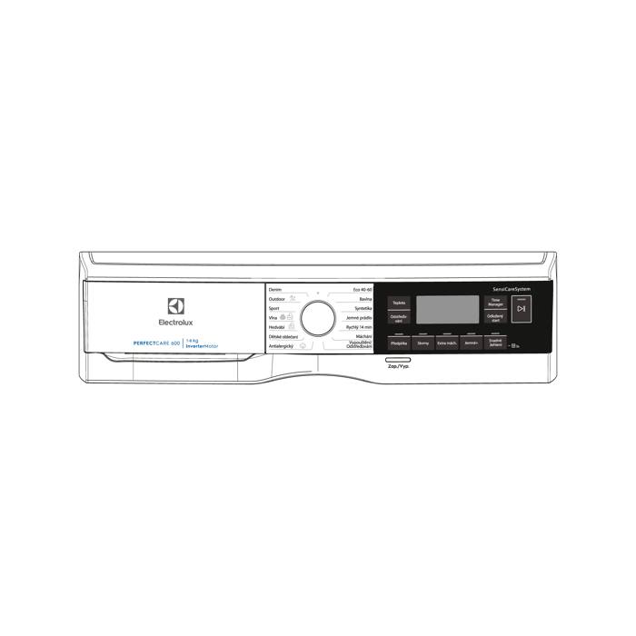 control panel,white,Electrolux,CS