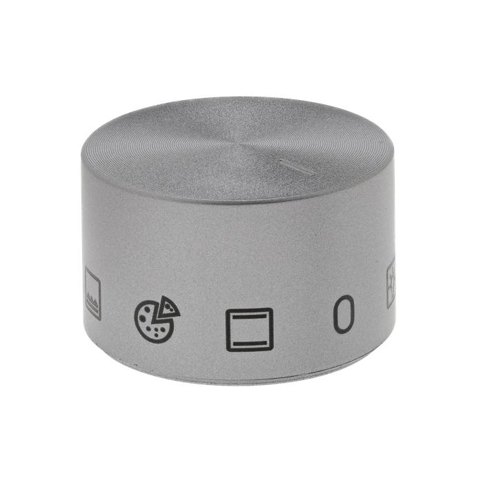 knob, function, grey, 9+0