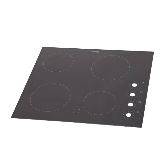 cooking top,black,Zanussi,590x520mm