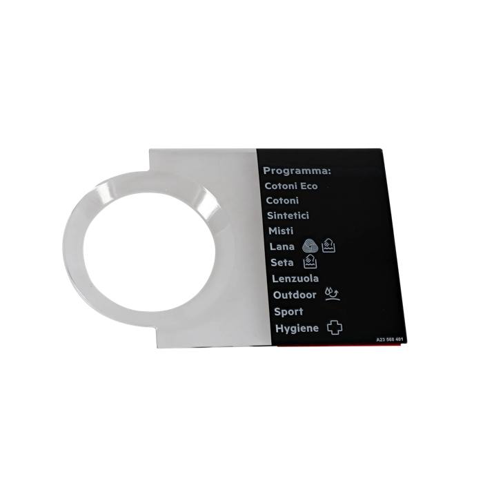 programme plate, knob, adhesive, IT