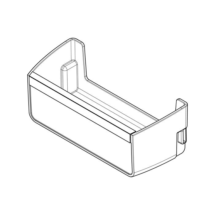 behållare, mellan, transparent, SP8008,239.1x106.1mm