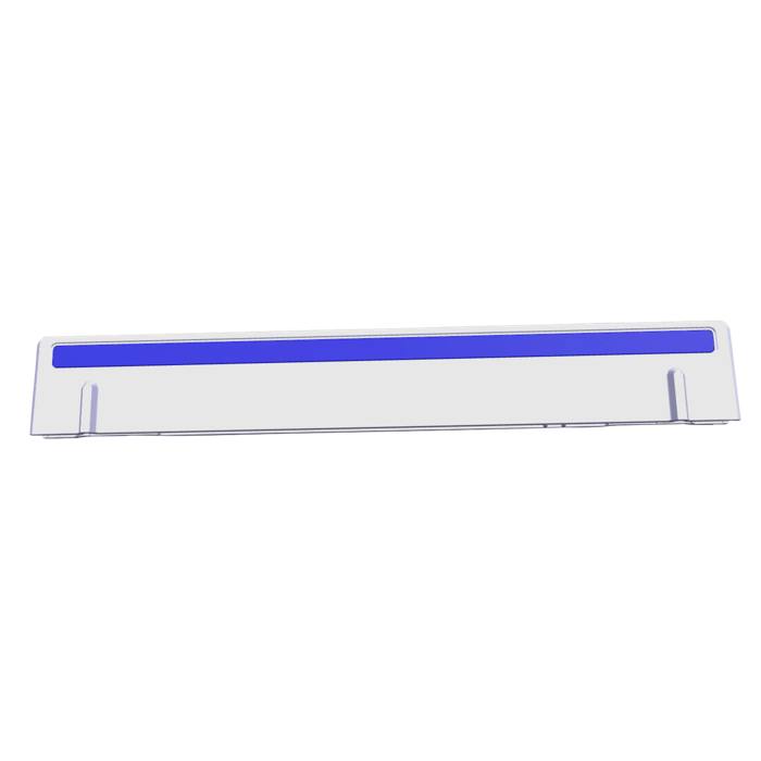 basket handle, blue, grey insert,