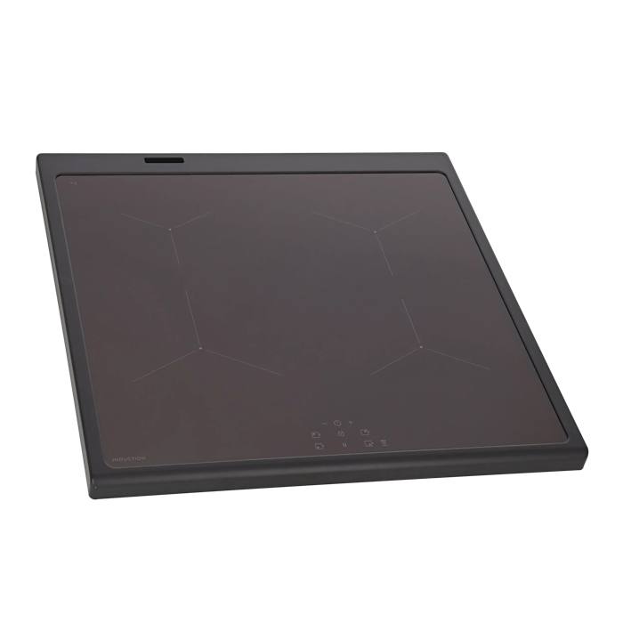 cooking top with frame, black, 596x600mm
