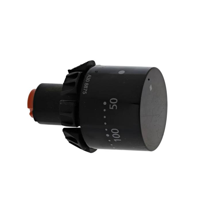 manopola, termostato, nero, 0-275°C