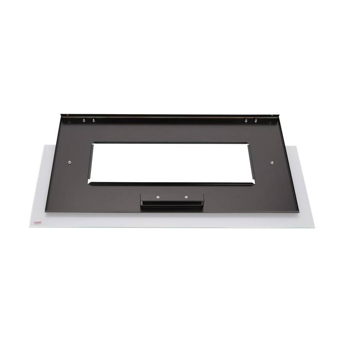 panneau avant, verre, blanc