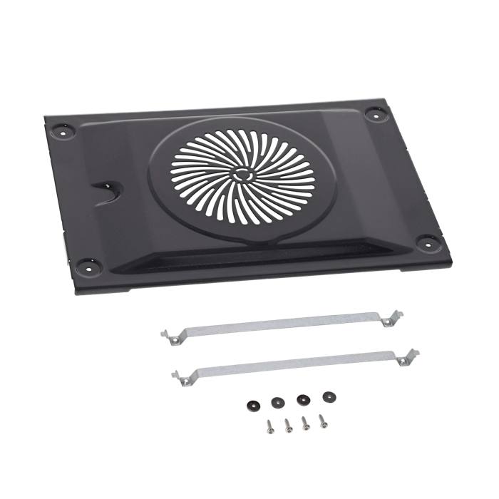 deksel, hete lucht-ventilator, kit,