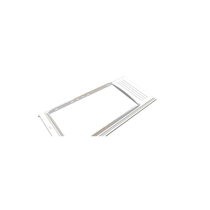 Witte koelkastdeur - 538x1144mm