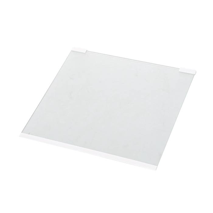 hylla glas-, komplett, stopp, 405x385mm