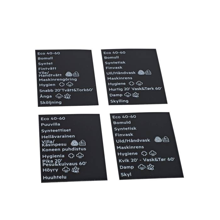 skylt program-, vred, lim