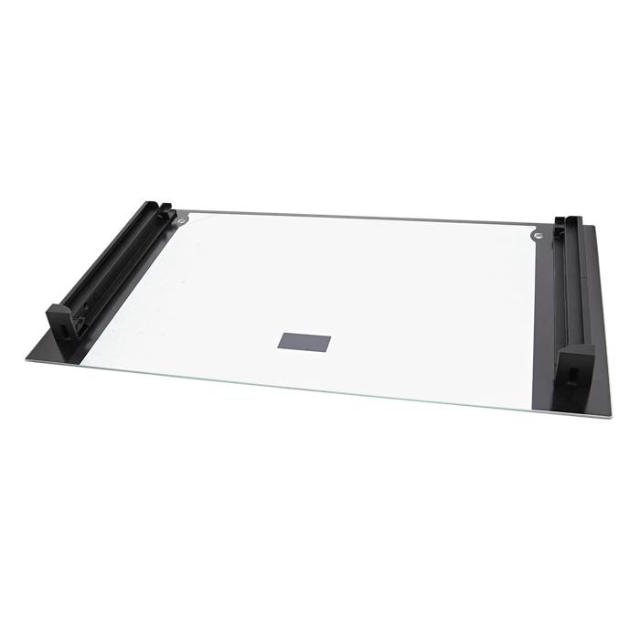 front glass,black,upper door,594x325mm