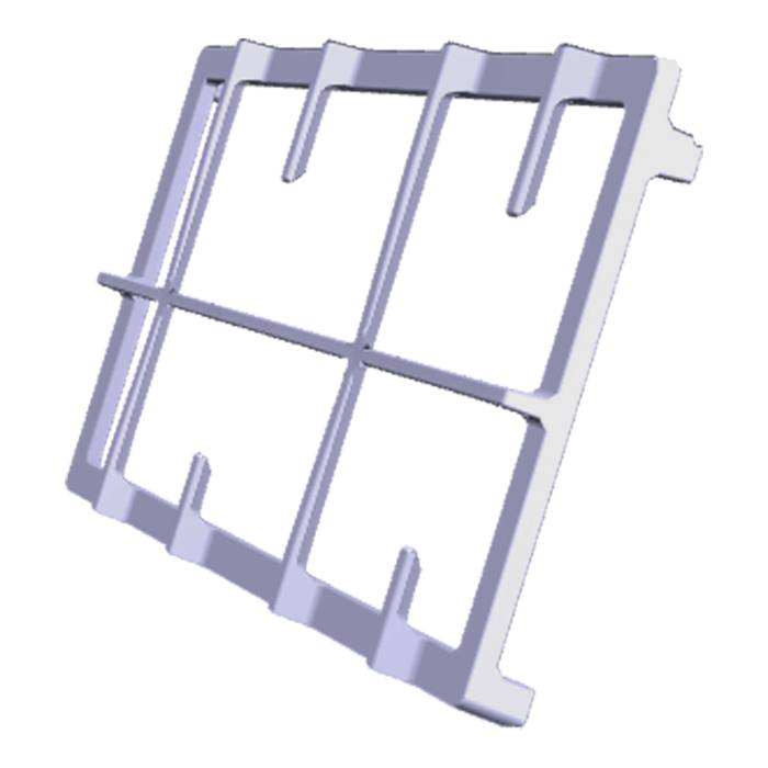 grille, tôle du support, gauche,