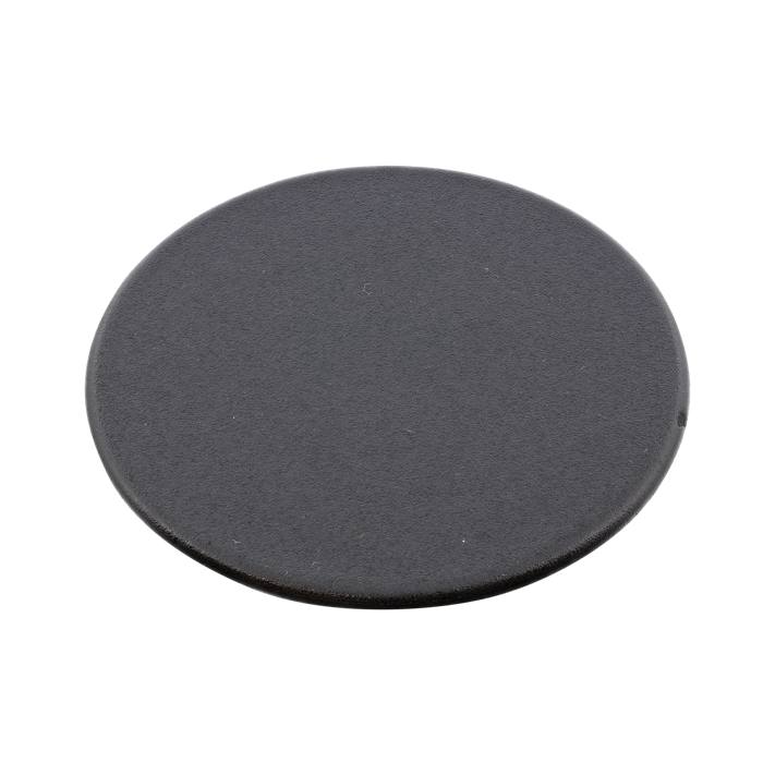 Copertura nera per bruciatore medio del piano di cottura - 71 mm