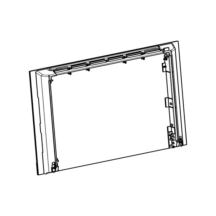 FRONTSCHEIBE,SCHWARZ,594X464MM