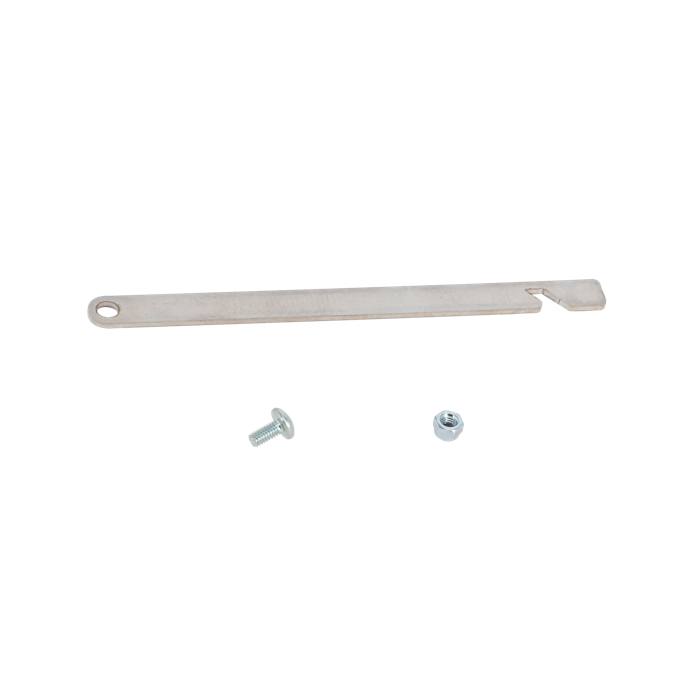 stöd, panel, metall, flat