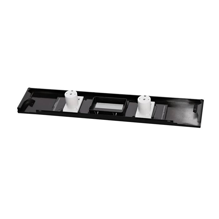 Bedienblende, schwarz
