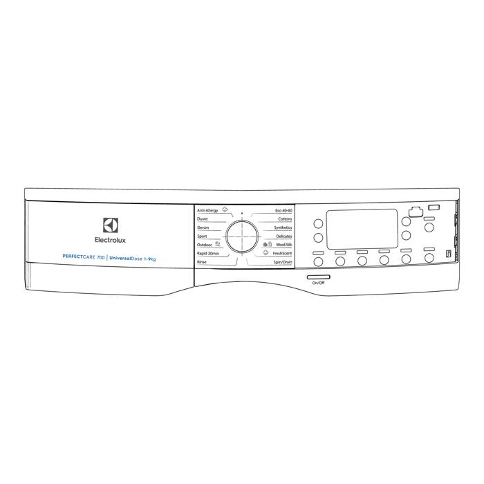 manöverpanel, vit, Electrolux