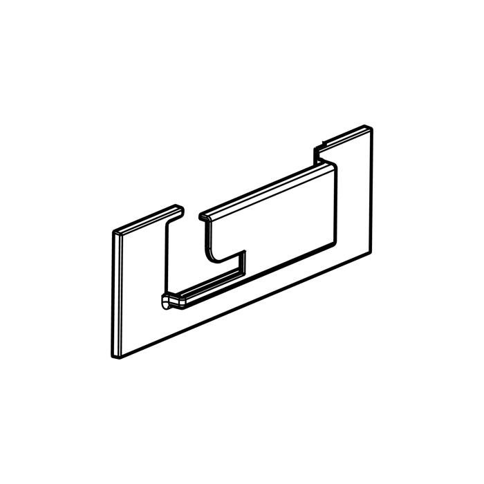 cover, hinge, right, 7802, 124.8x42mm