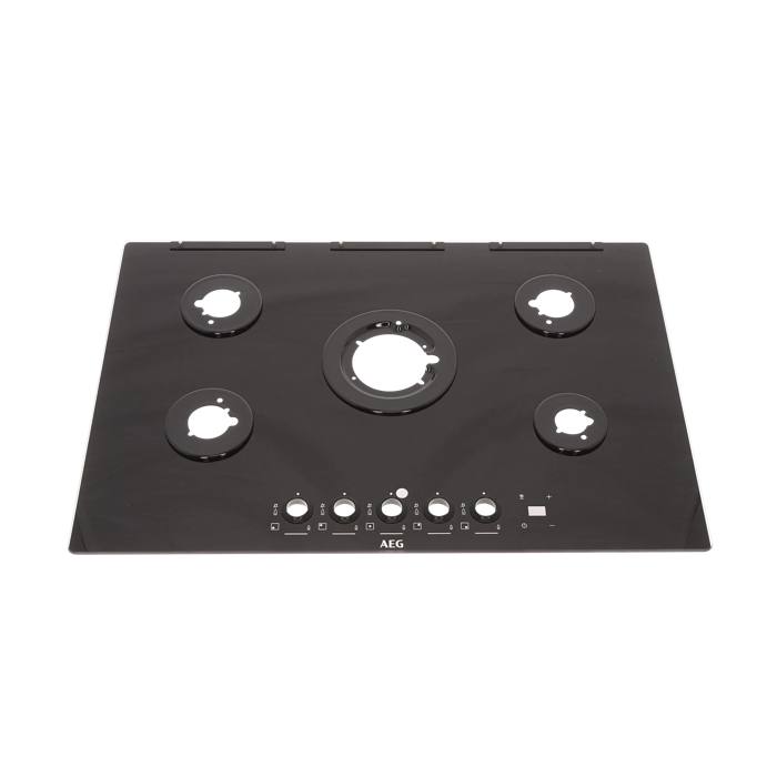 bovenblad, zwart, AEG, 740x510mm