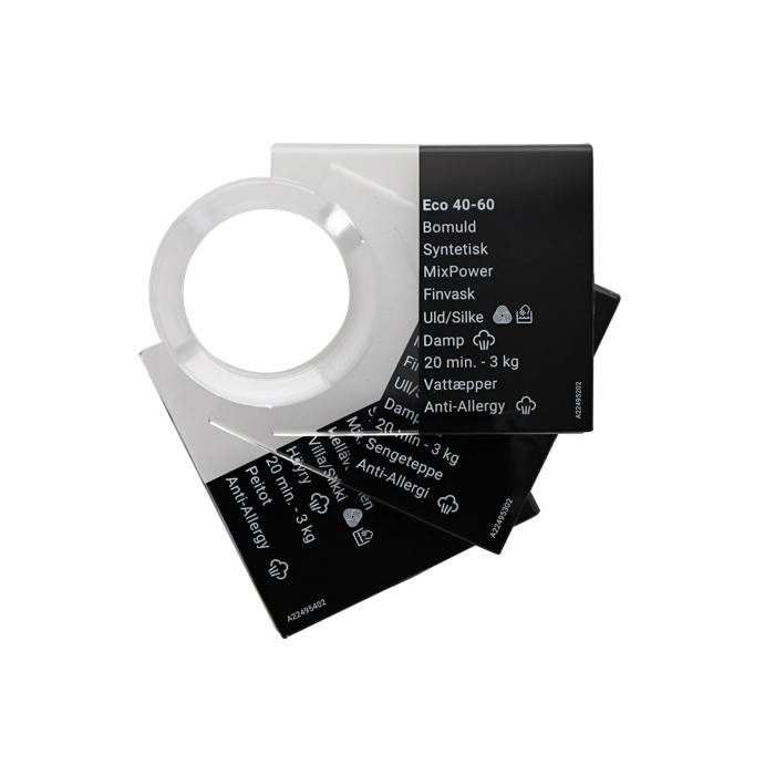 programme plate,knob,adhesive,DA,NO,FI