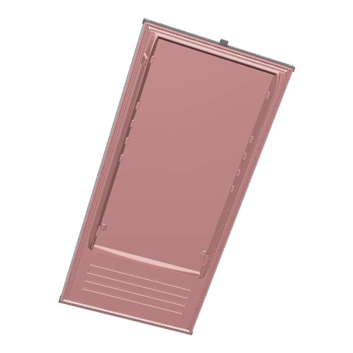 koelkastdeur, wit, 531x1109mm, VIP