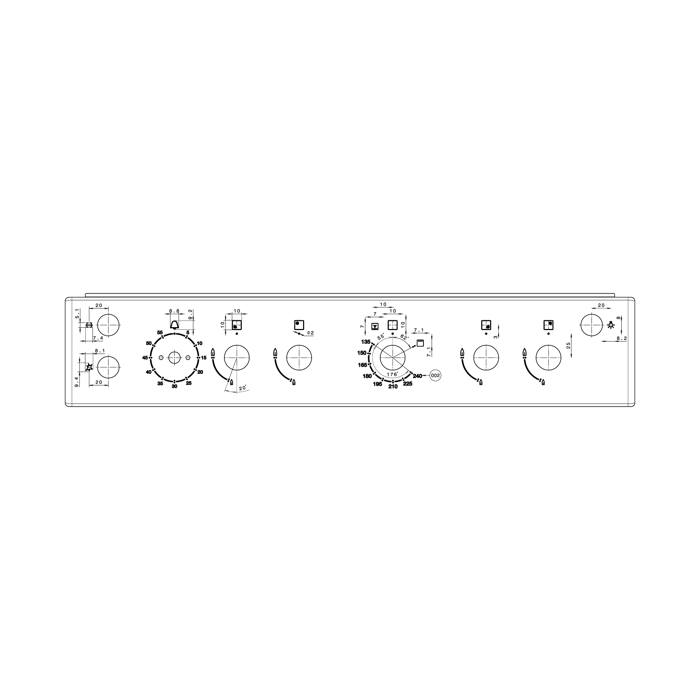 control panel, inox