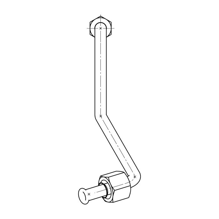 tubazione,rubinetto,bruciatore medio,rear right