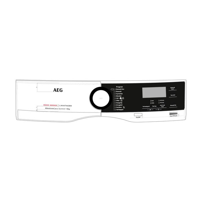 control panel, white, AEG