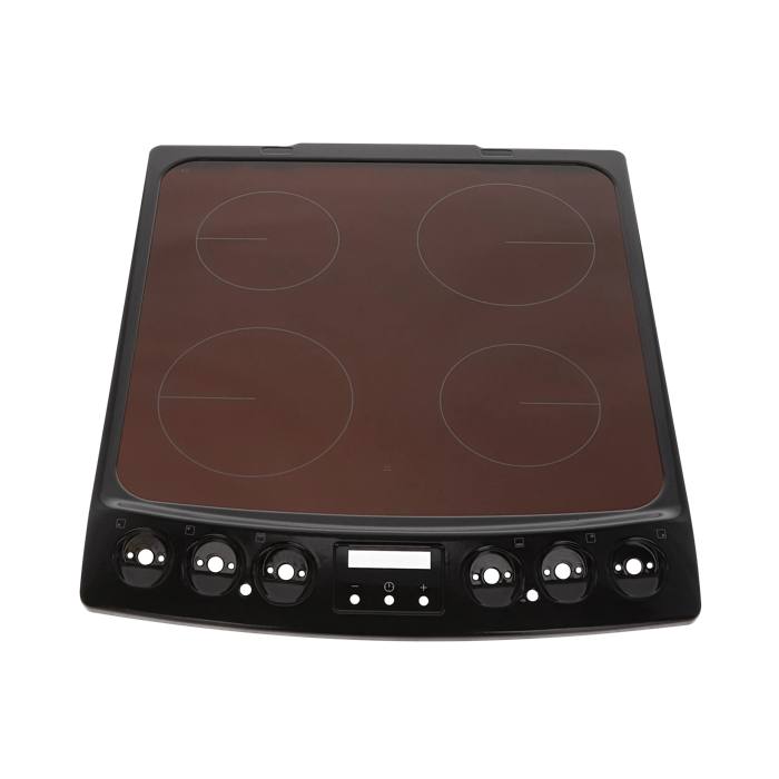 cooking top with frame,black,55cm