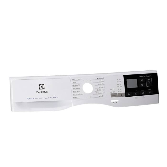 control panel, white, Electrolux, EN,Symbols