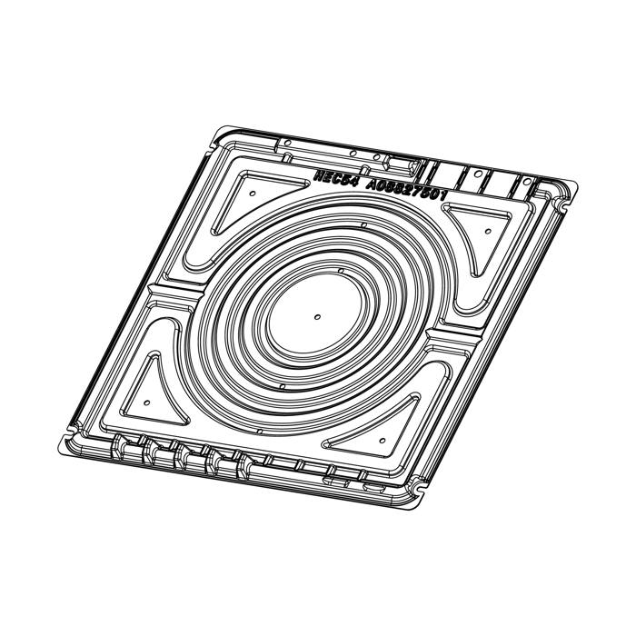 cover plate, bottom, HEC54
