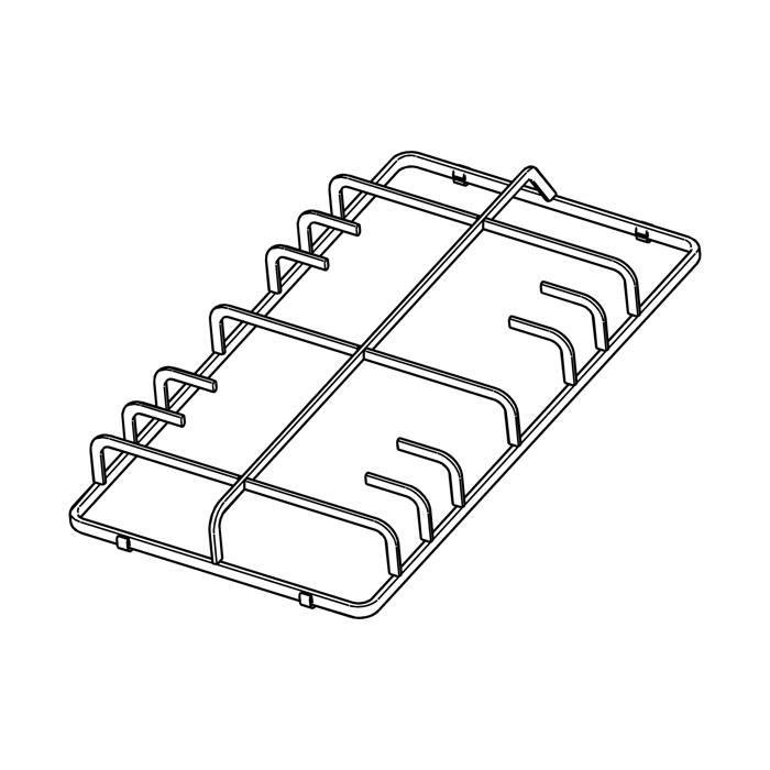 grid, pan support, central