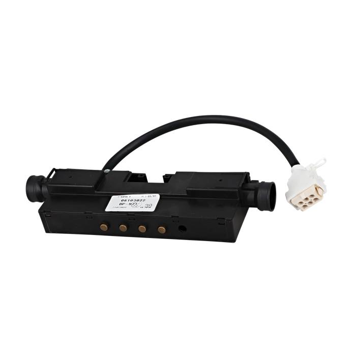 assembly,control panel,black,rococo brass plated