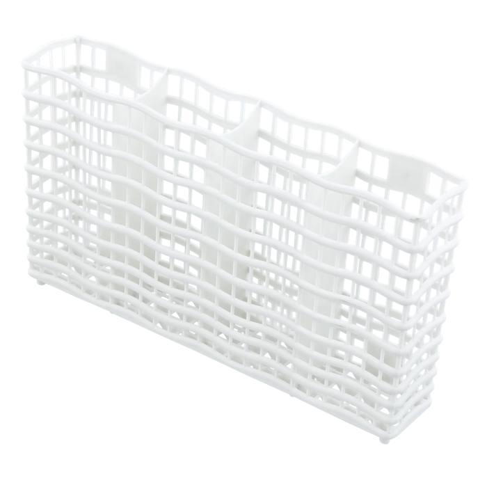 Cestello portaposate piccolo bianco per lavastoviglie