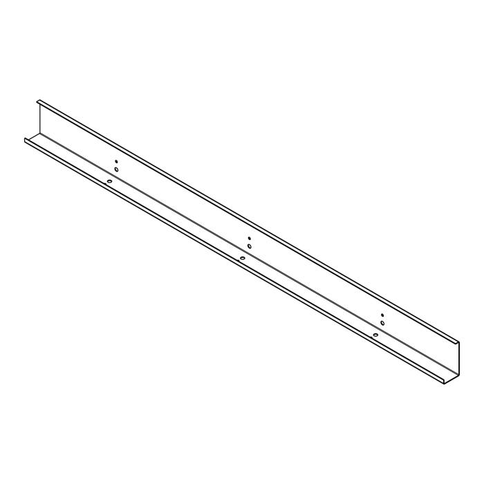 spacer, upper, black, 548x20,6x38,5