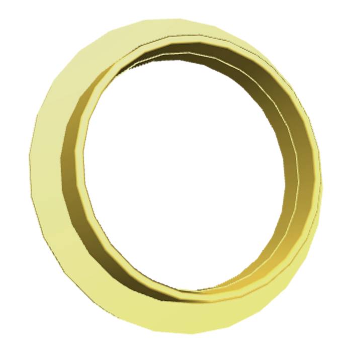 Silver Hob Control Knob Seal