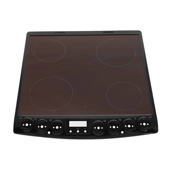 cooking top with frame,black,60cm