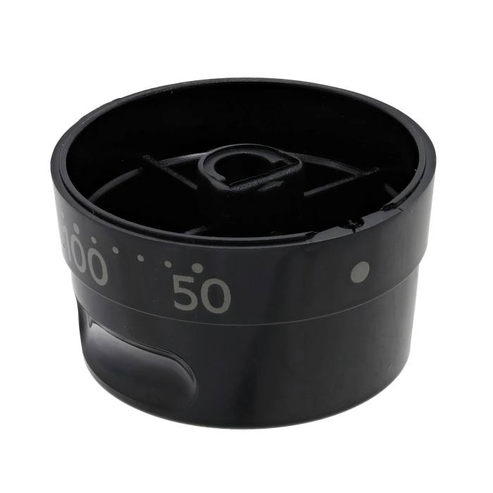 knob, thermostat, black, 0-275