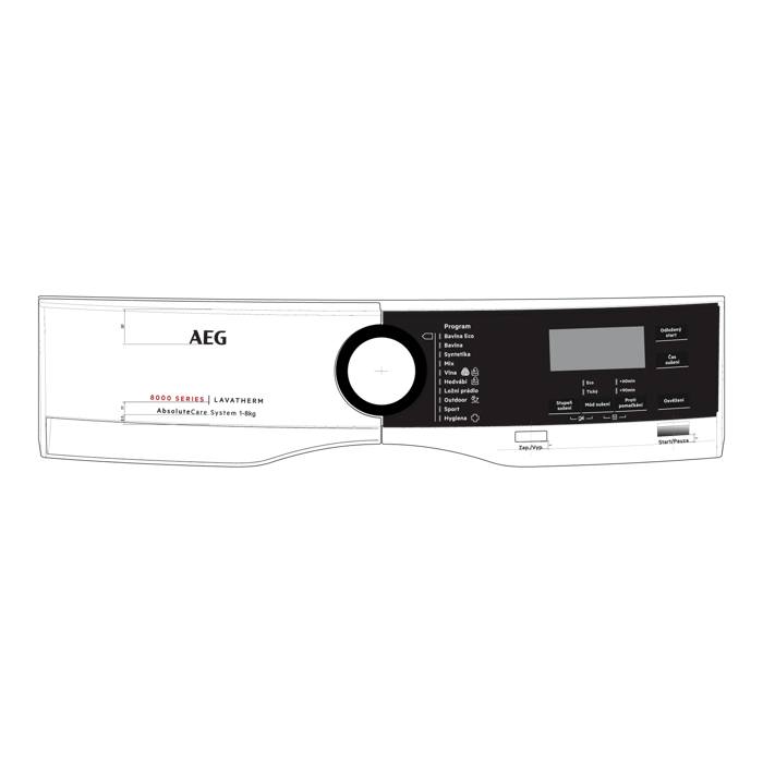 control panel, white, AEG