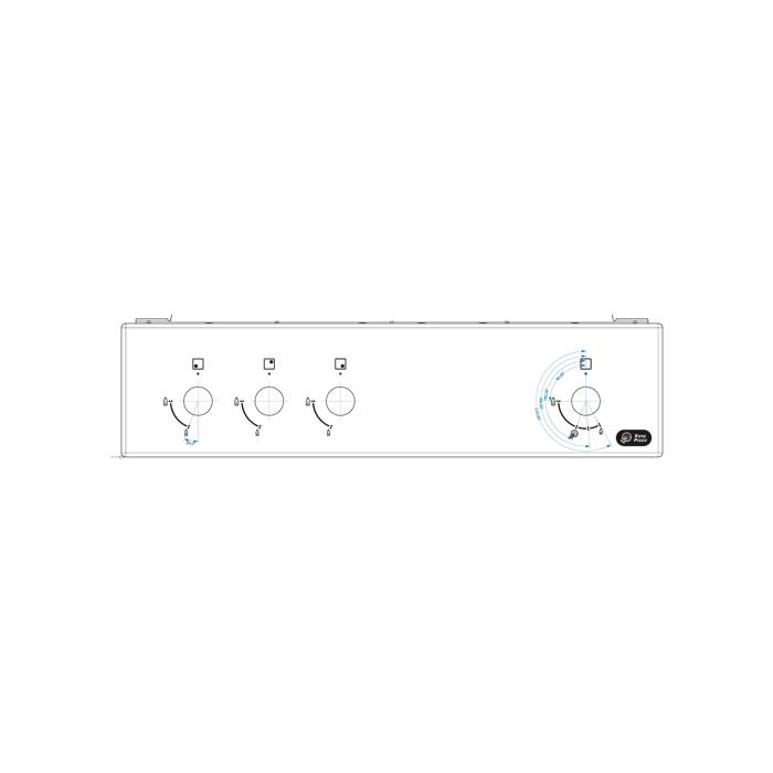 control panel, white, 50cm, 4K