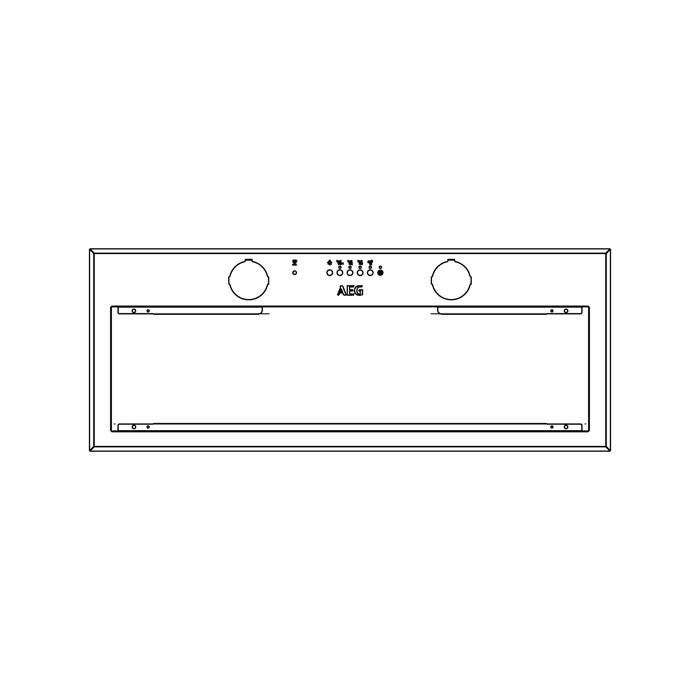 Rahmen,Fettfilter,schwarz,AEG BOLD 90