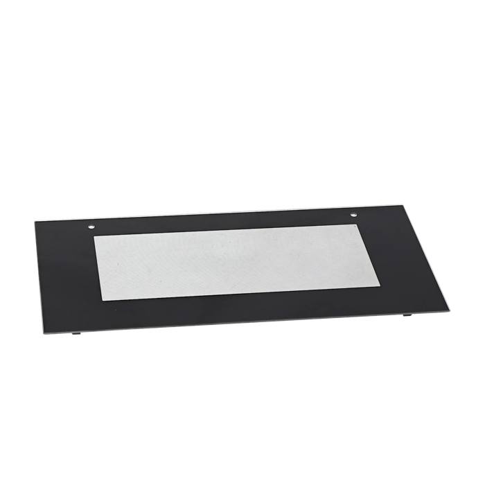front glass, black, 594x277mm