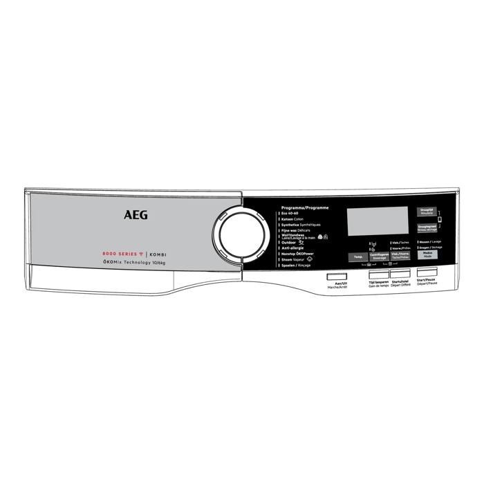control panel, white, AEG