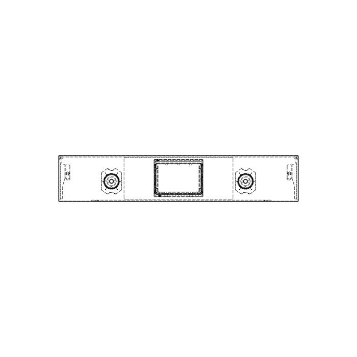 BEDIENBLENDE,INOX,60CM,SET,2K