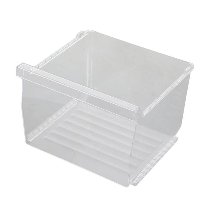 Box freezer, assembly, middle, transparant