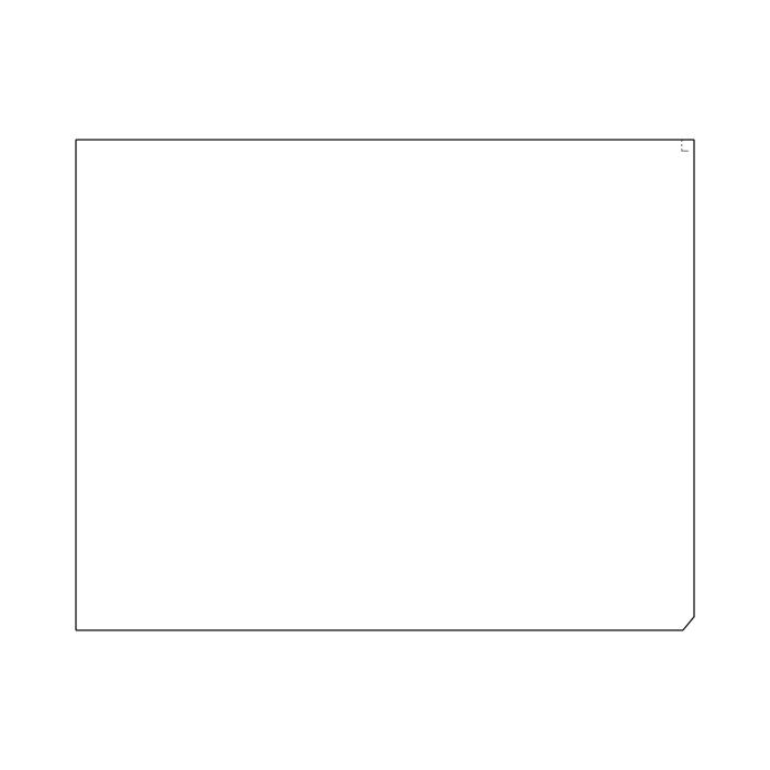 Luukun lasi - 550x436.5mm