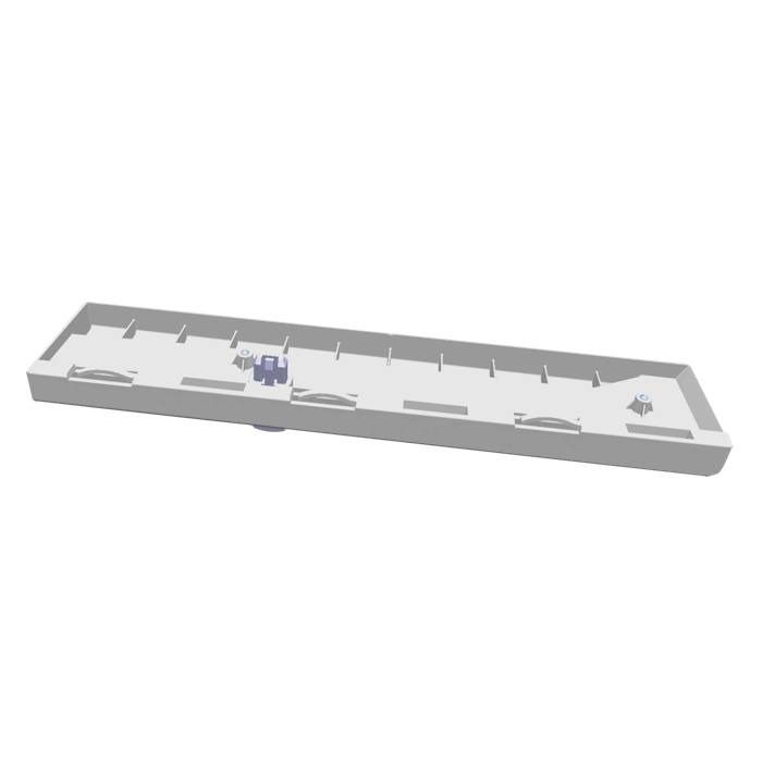 guidance rail, assembly, glass shelf, 315.5mm