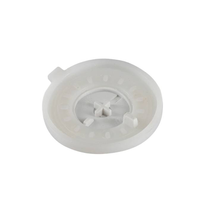 knapp, hand, enhet, Satin White